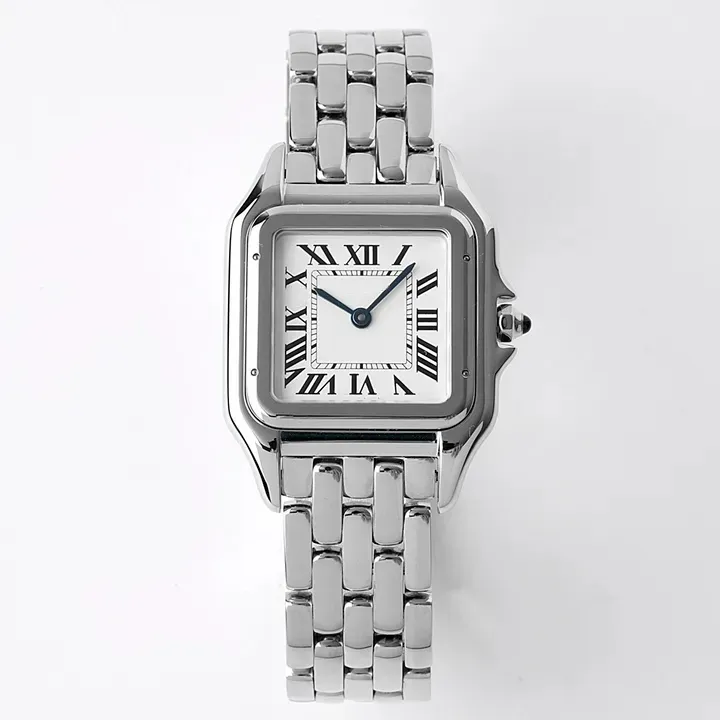 Montre femme pour dames Montre de créateur Square Panthere Mode Mouvement à quartz Montres Réservoir carré Femmes Or Argent Montres Montre de Luxe Business C318 avec boîte AAA