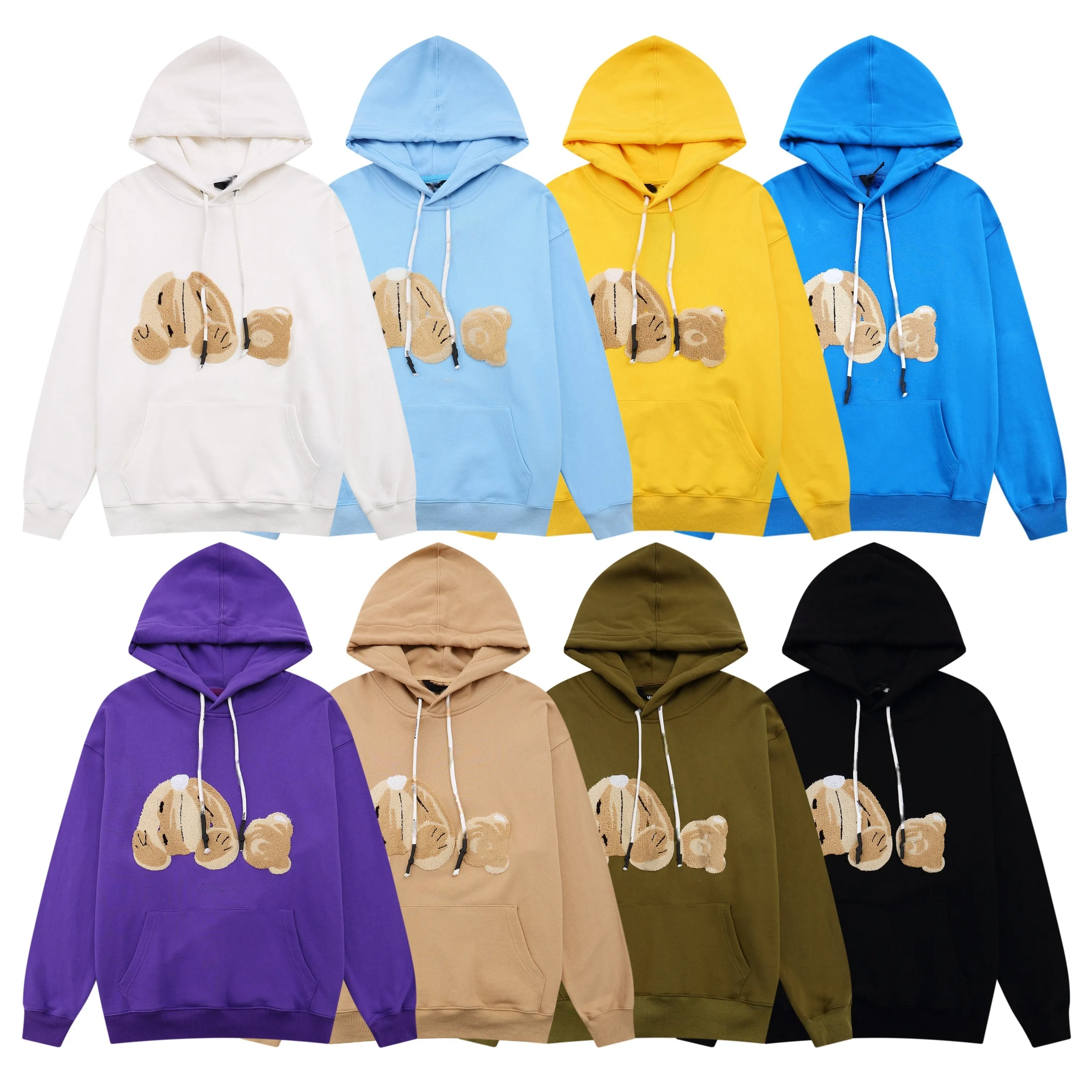 Großhandel Herren Designer Engel Hoodie Pullover Pullover Sweatshirts Streetwear T-Shirt Lose Liebhaber Luxus PA Palmen Pullover Palme Frauen Engel Kapuzenpullover Kapuzenpullover