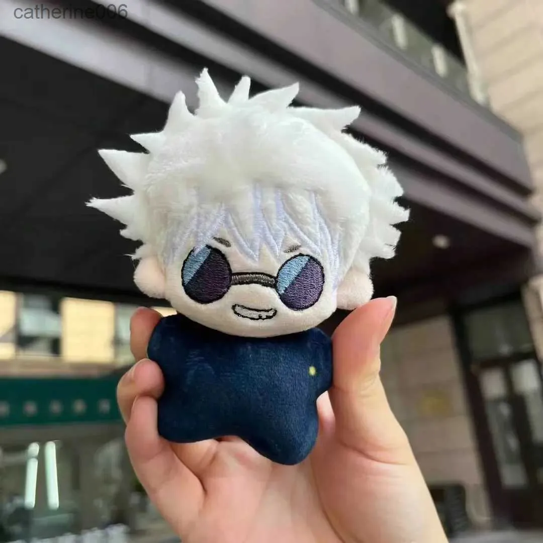 Animali di peluche ripieni 12 cm Jujutsu Kaisen bambola di peluche Cute Anime Geto Suguru Satoru Gojos Mini peluche giocattolo morbido Cosplay Starfish corpo giocattoli per bambini GiftL231228