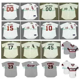 Proword Air01 Vintage Jersey KEN GRIFFEY JR. BO JACKSON PAUL KONERKO RICHIE ALLEN RON SANTO WILBUR WOOD FRANK THOMAS MARK BUEHRLE Retro Baseball