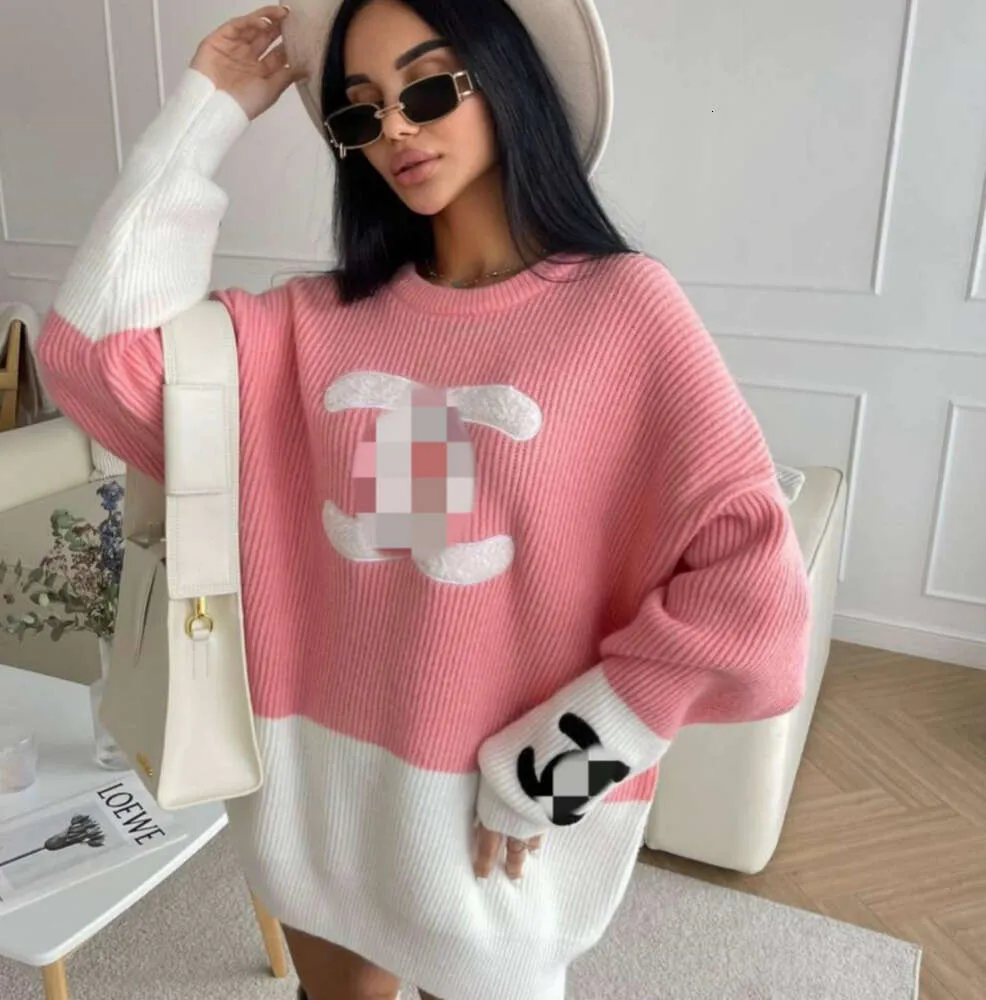 Woolen Sweaters Women Casual Loose Knitted Sweater Dresses Warm Outerwear Free Ship Fashion Brand Clothes647