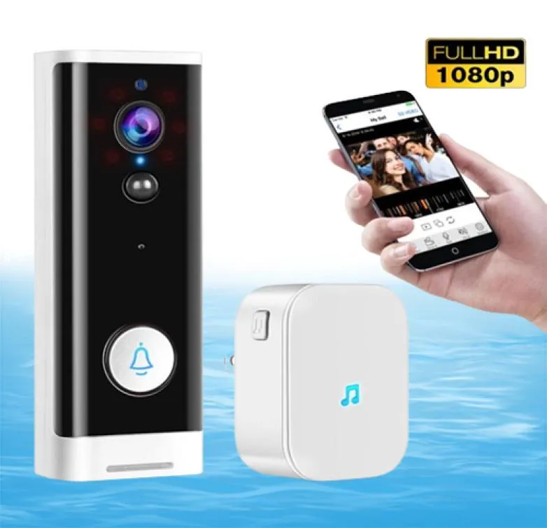 Tuya Smart Life WiFi Video Doorbell Waterproof Wireless Camera Night Vision App Control Call Intercom VideoEye Apartments Door Be5709105