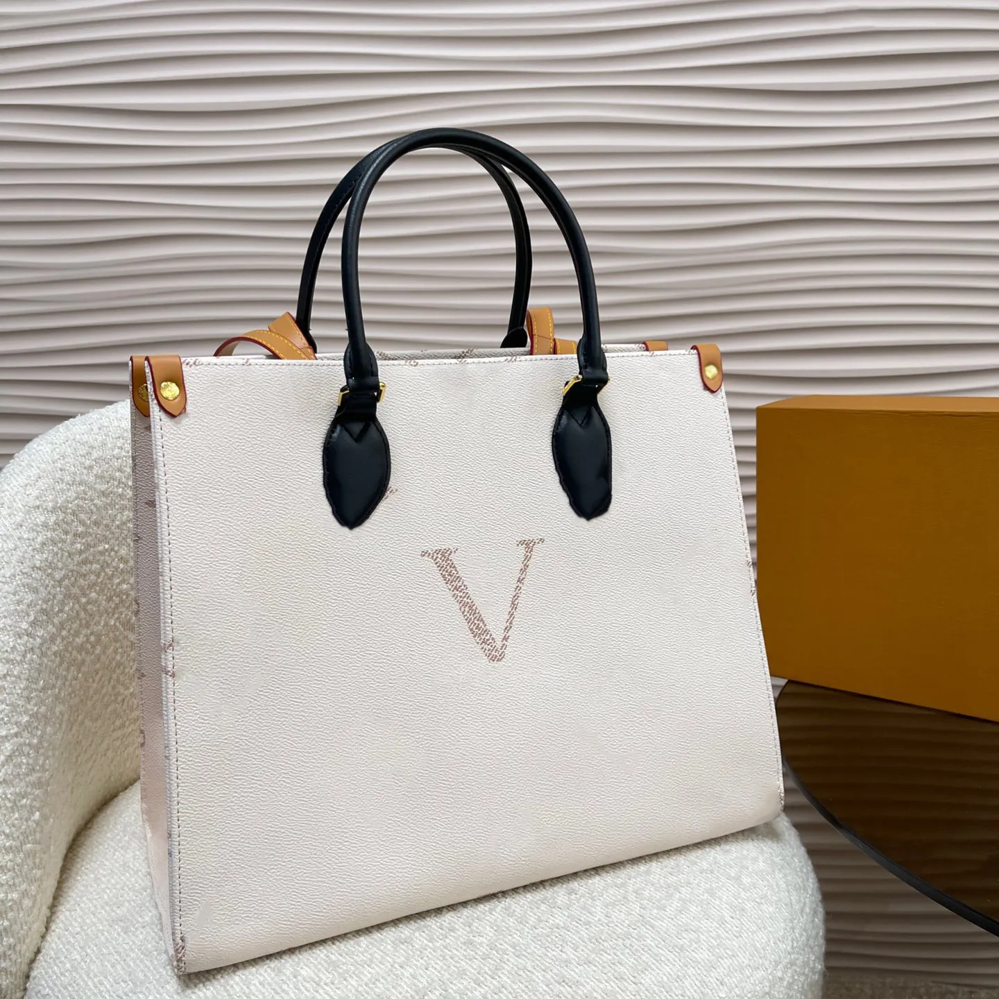 Luxo novo totes designer moda feminina sacos de ombro marca francesa clássico presbiopia carta saco de compras original couro genuíno grande capacidade axilas saco da mãe