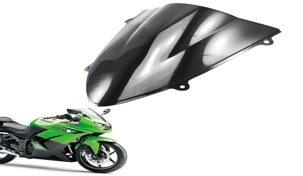 Kawasaki Ninja 250R için Çift Kabarcık Ön Cam Abs250 2008 2009 2010 2012 20111837111