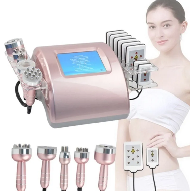 80K kavitasyon RF vakum diyot lazer lipolazer zayıflama makinesi ultrasonik liposuction selülit azaltma radyo frekansı cilt kaldırma mach