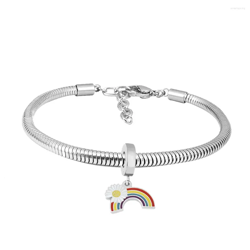 Braccialetti di fascino alla moda farfalla pallavolo braccialetto donne semplici accessori per gioielli in acciaio inossidabile vintage