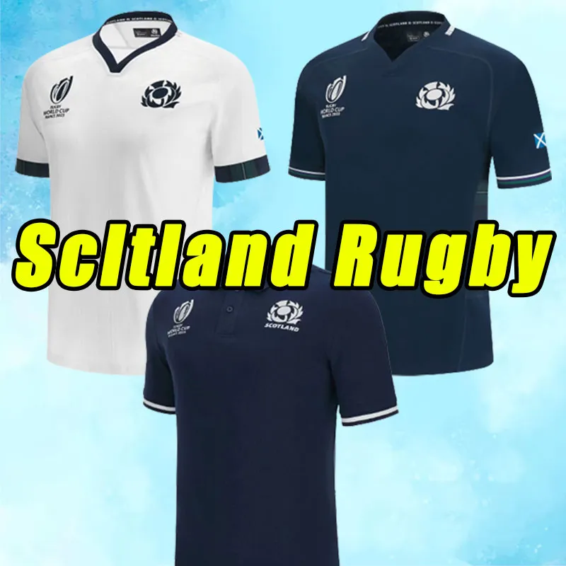 2023 2024 Escócia RUGBY JERSEYS 23 24 Vintage National Team Rugby Camisa Polo T-shirt Word Cup Camiseta Sevens Home Away League Sevens Calças de Treinamento Shorts