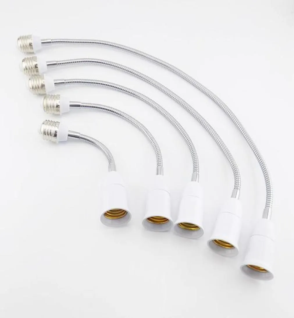 18 28 38 48 58CM E27 Flexibel LED -glödlampa Basomvandlare E27 till E27 Socket Plug -förlängningssladdar Lamphållare Adapter5011337