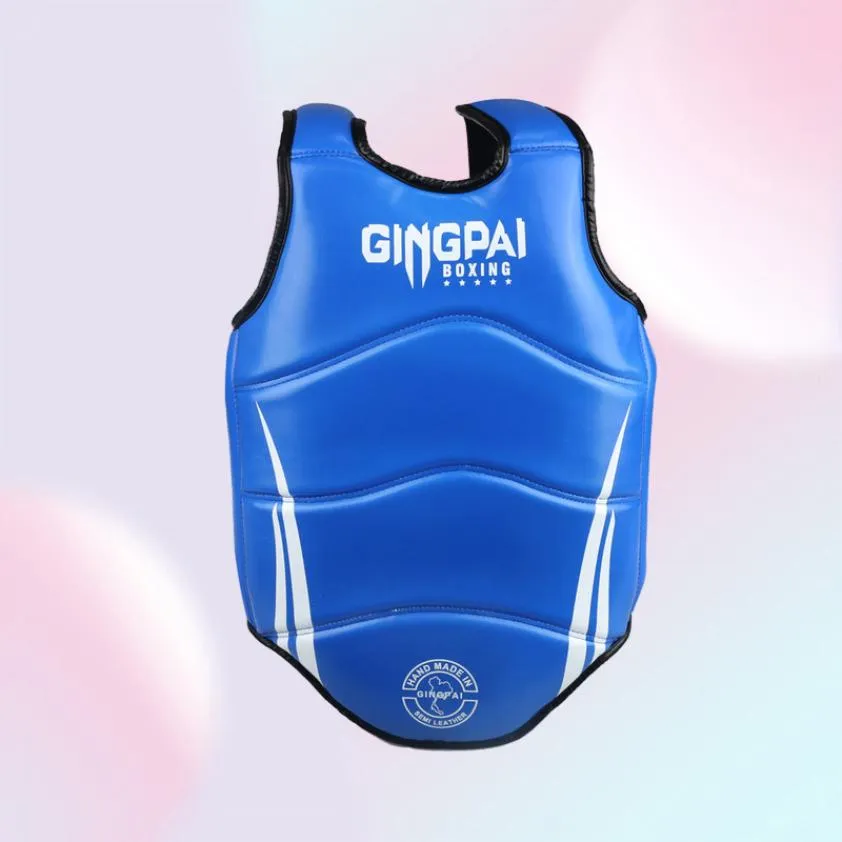 Protezione per il torace Boxe Kickboxing Gilet per il corpo Protettore Arti marziali WTF Scudo per costole reversibile Taekwondo Uniforme da allenamento7005254