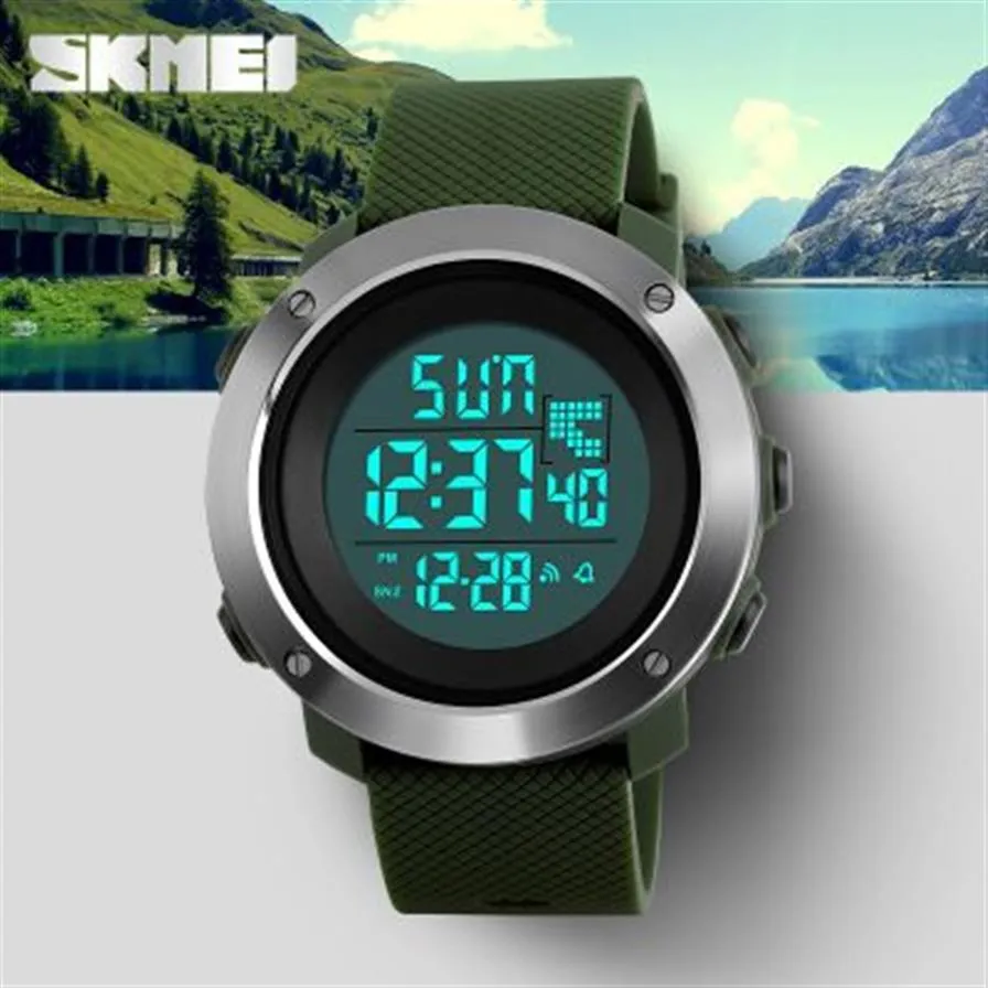 Skmei Men's Fashion Sport Watches Men Digital LED electronic Clock Man Military Waterproof Watch Women Relogio Masculino172E