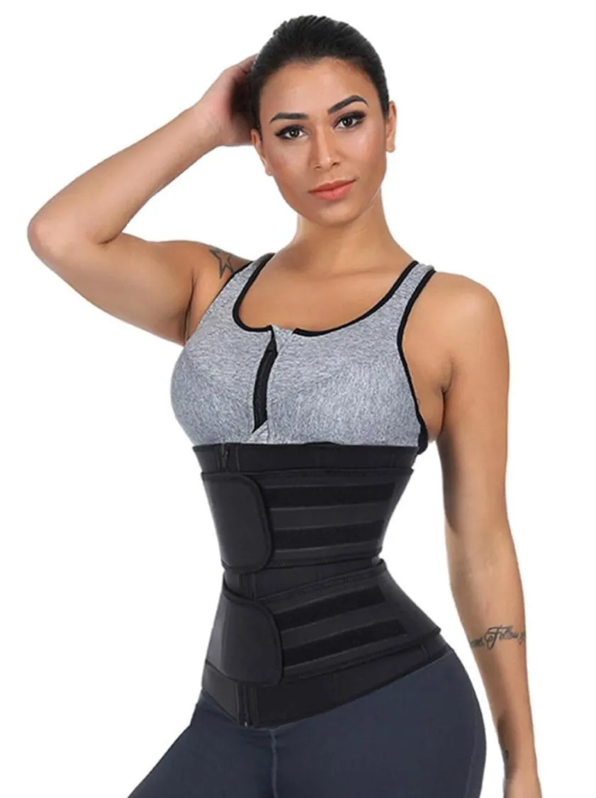 Taille Trainer Vrouwen Afslanken Schede Tummy Verminderen Shapewear Buik Shapers Zweet Body Shaper Sauna Corset Trimmer Riemen5336894