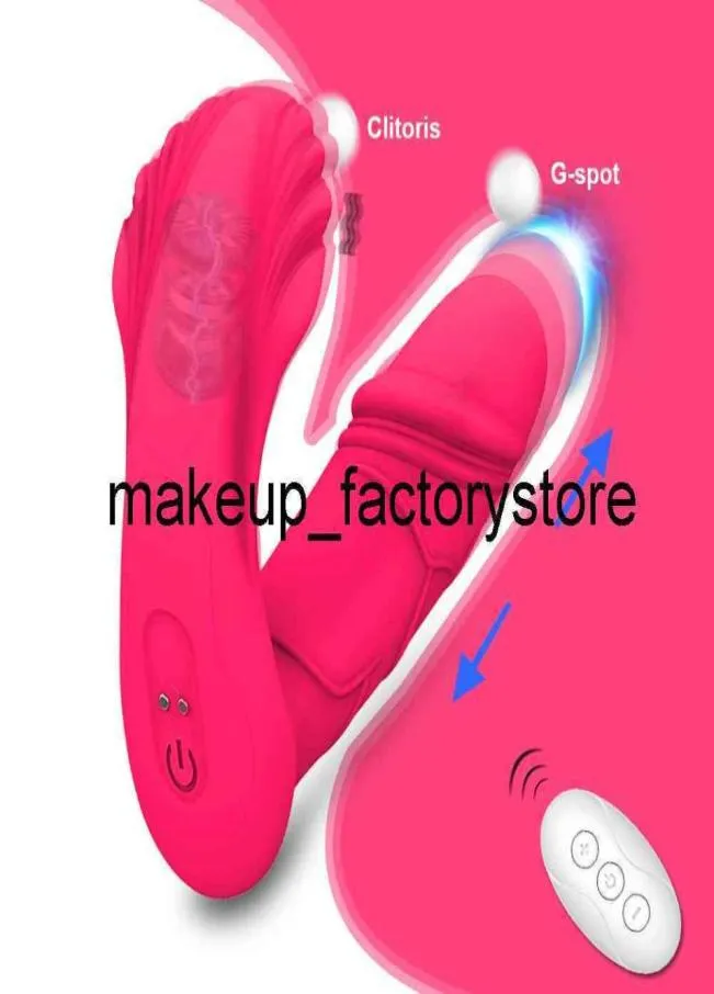 Massaggio senza fili spinta vibratore vibratore femminile telecomando per le donne G Spot stimolatore del clitoride giocattoli del sesso articoli erotici per Adu8329348