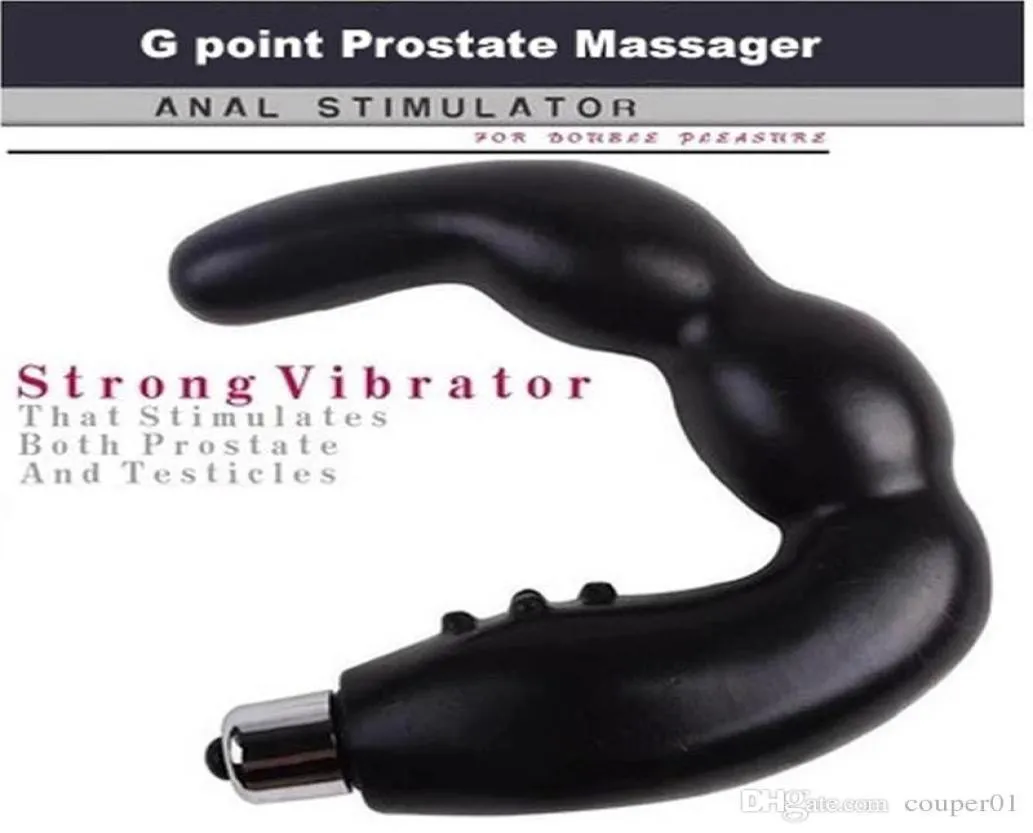 U Shape G Spot Vibratore Masturbazione maschile Massaggio prostatico Butt Plug Giocattoli del sesso anale per gli uomini Gay Massaggiatore della prostata Se7896774