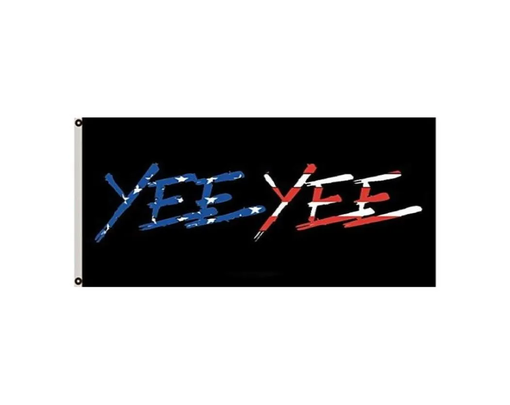 Yee Yee American Flag с двойным сшитым флагом 3x5 Ft Banner 90x150cm Party Gift 100D Pressten
