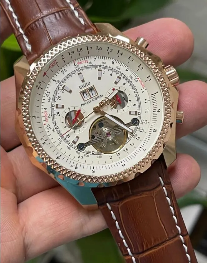 U1 최고 등급의 AAA 브렛 링 럭셔리 남성 자동 시계 디자이너 시계 44mm 방수 시계 기계식 인력 고품질의 날 날짜 Montre de Luxe Wristwatches