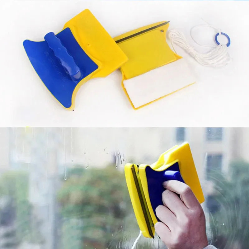 Nettoyeur De Vitres Magnétique Double - Pour Vitres De 15 à 30 Mm D'épaisseur, Réservoir D'eau Intégré