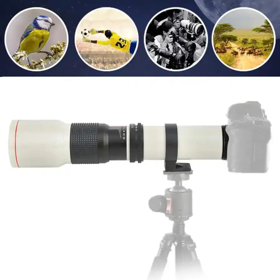 Optic Rain Sleeve Camera Protector – Fits Nikon D7500, D5600, D3400, Canon T7i, T8i, Sony A7R, Nikon P900, P1000 & More