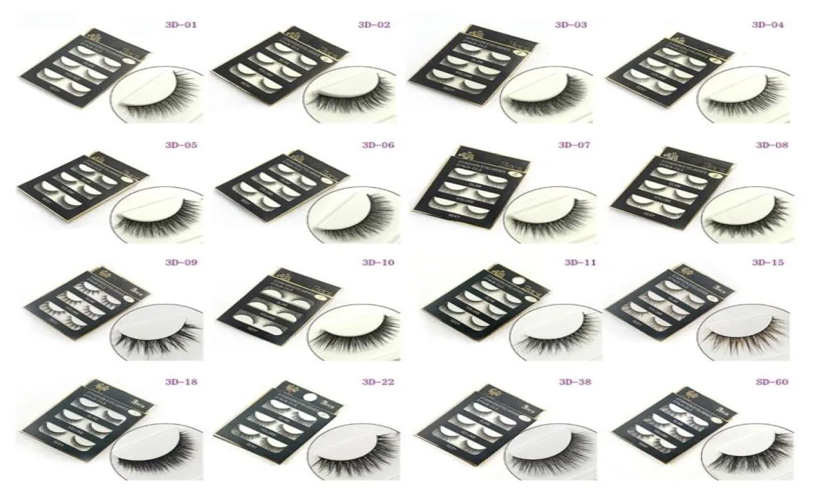 3D False eyelashes 16 Styles Handmade Beauty Thick Long Soft lash Fake Eye Lashes Eyelash Sexy 30010785986899