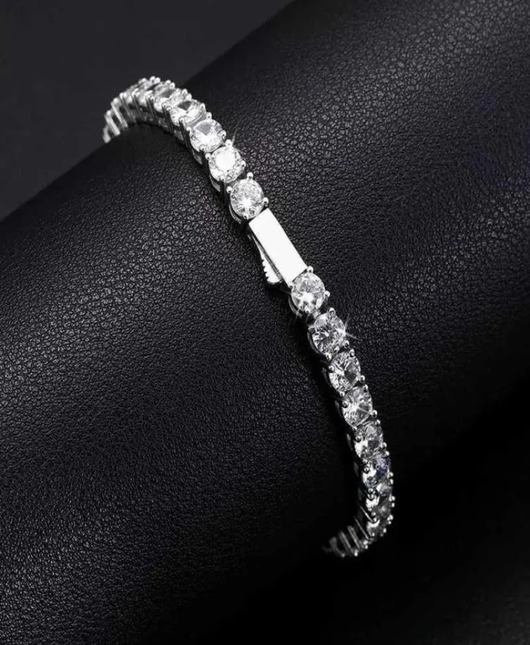 Nieuwe Collectie Vrouwen Sieraden Vvs Moissanite Diamond Cluster Tennis Armband Iced Out Lab Grown Diamond Tennis Bracelet2827072