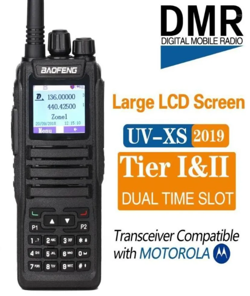 2020 Baofeng DM1701 double bande double créneau horaire DMR numérique analogique 3000 DMR SMS Compatible avec Motorola Tier 1213654460