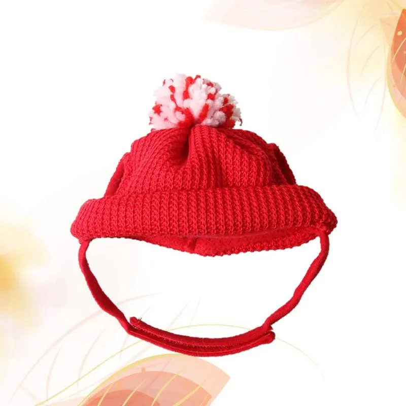 Cappello natalizio per abbigliamento per cani per berretto da Babbo Natale regolabile Costume per gatti Anno di festa di Natale