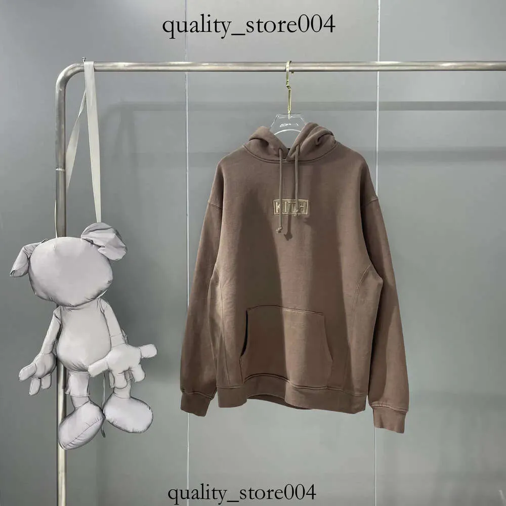 Kith Kith Hoodie Sweatshirts Herbst Winter Baumwoll Kith Kapuzepullover locker angepasste Buchstaben Hoodies Kith 537 822