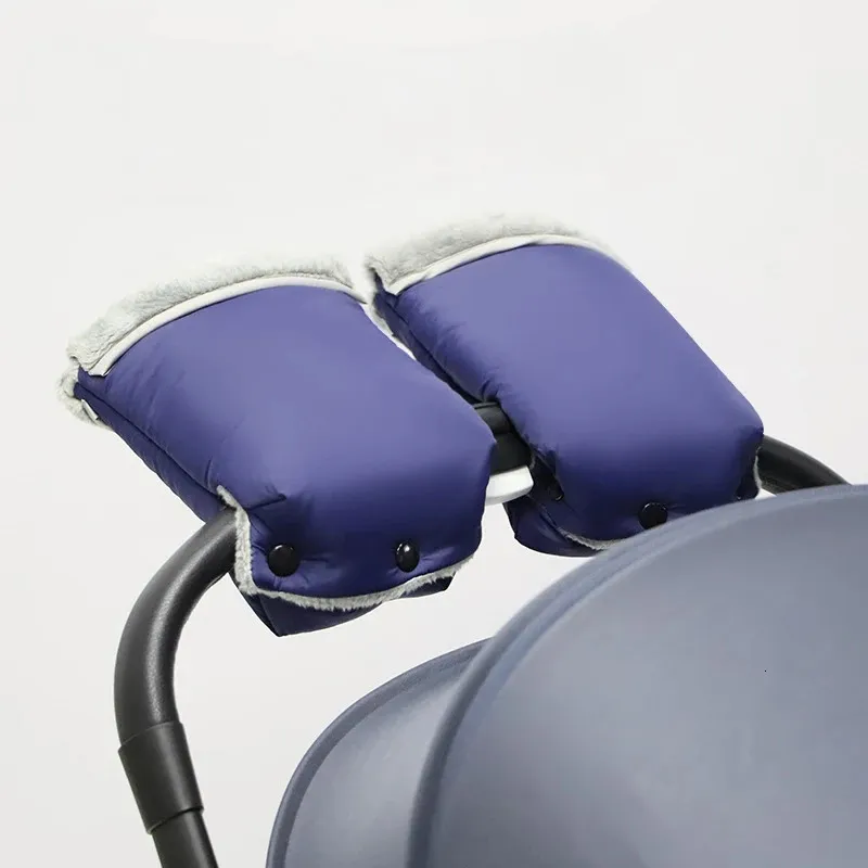 Guanti Scaldamani Per Passeggino LUCHILD | Impermeabili E Antivento | Con Bottoni A Pressione | Colore Nero - Foto 5