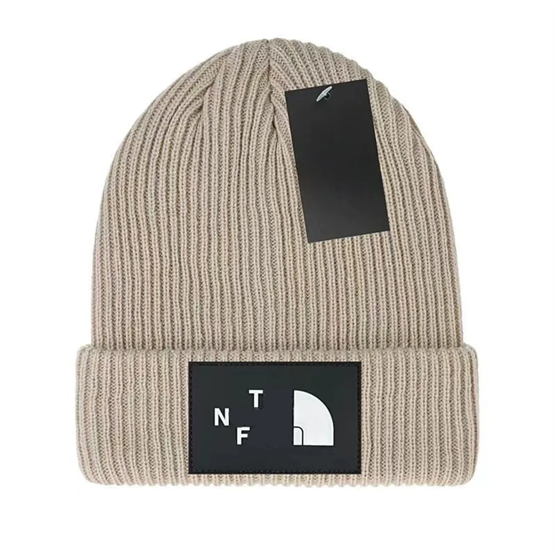 Bonnet/casquettes de crâne chapeaux tricotés ins chapeau d'hiver populaire classique imprimé tricot J-6
