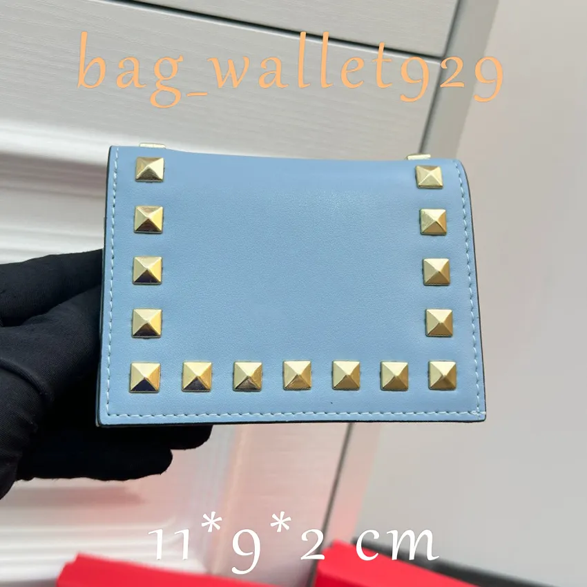 portafoglio portachiavi portamonete borsa piccola di lusso bianca designer in vera pelle con scatola Borsa di alta qualità borsa flip-top cerniere per lo shopping Catena moda Portafogli genuini