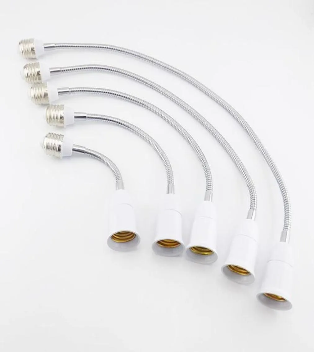 18 28 38 48 58cm E27 Flexible LED light Bulb Base Converters E27 to E27 Socket plug Extension cord wall Lamp Holder Adapter5926202