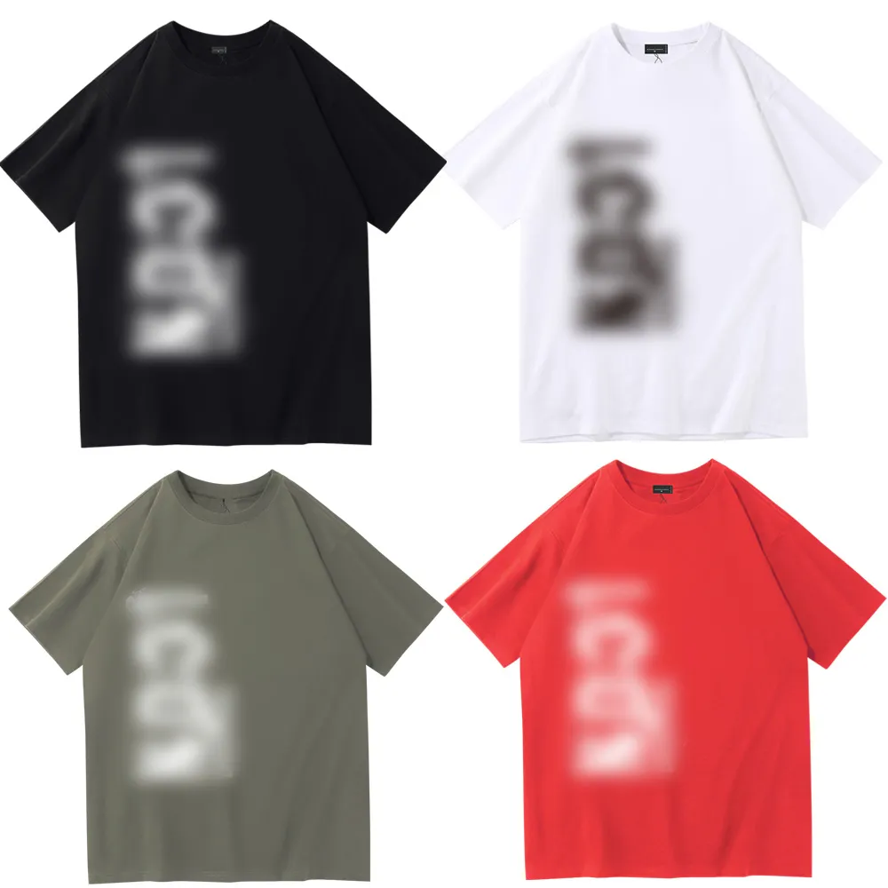 Mens Tshirt العلامة التجارية الكلاسيكية البسيطة شارع شارع قصير الصيف مصمم مصمم مصمم الأكمام شارع الشارع تي شيرت رسائل عرضية العلامة التجارية