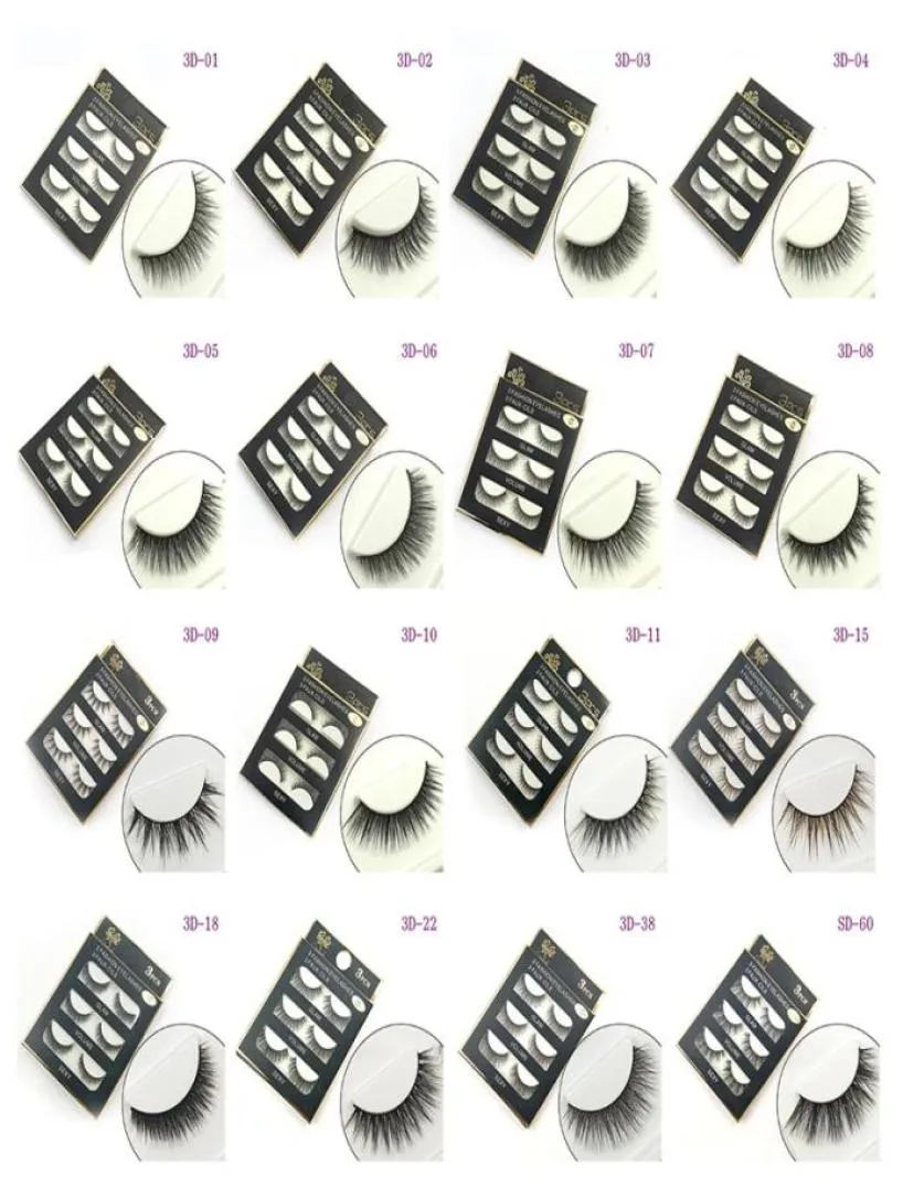 3D False eyelashes 16 Styles Handmade Beauty Thick Long Soft lash Fake Eye Lashes Eyelash Sexy 30010785975067