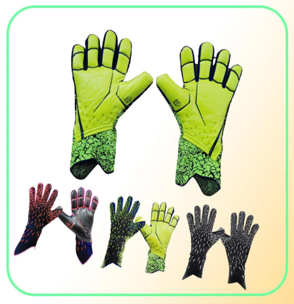 Gants de football de gardien de but Gants à forte adhérence avec protection des doigts Gants de gardien de but de football avec latex de protection antidérapant 25733474