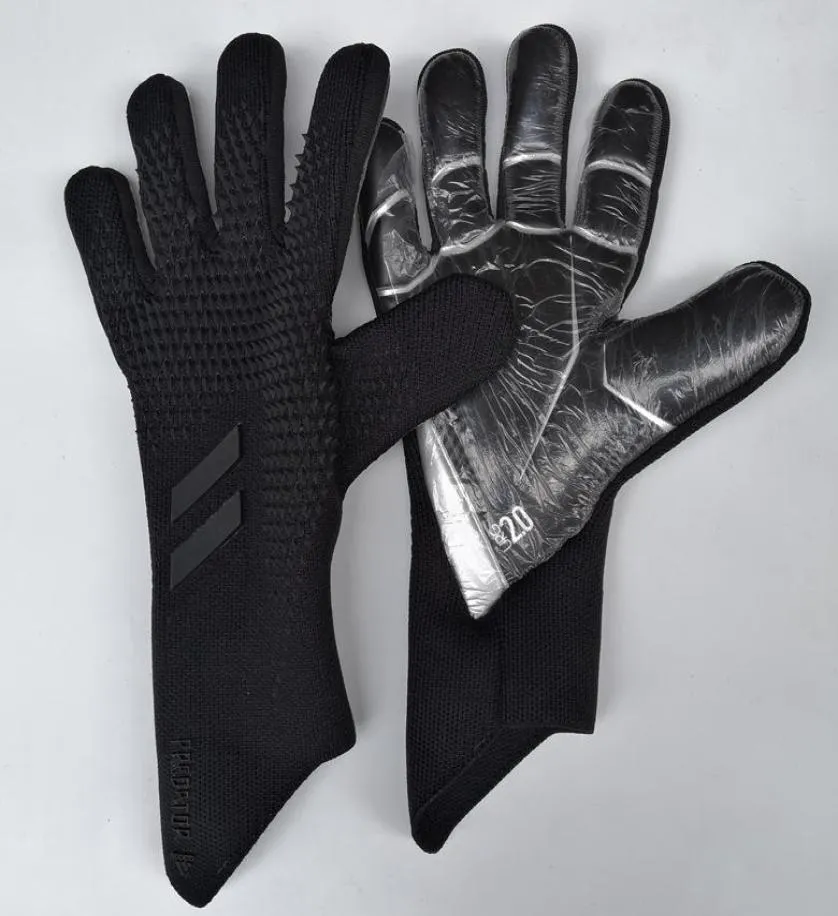 Gants de gardien de but professionnels pour hommes et enfants, en Latex épais, sans Protection des doigts, gants d'entraînement de gardien de but5246418