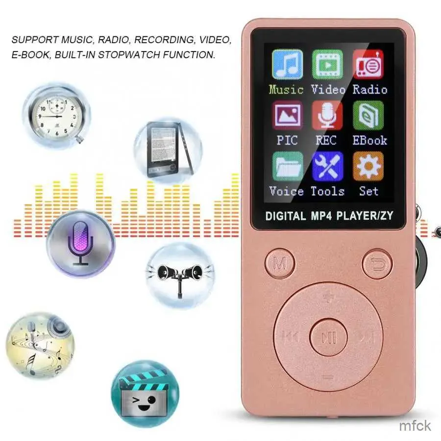 Lecteurs MP3 MP4 vidéo mp4 musique lecteur MP4 8G Support 32G carte mémoire boutons ronds reproducteur de musique