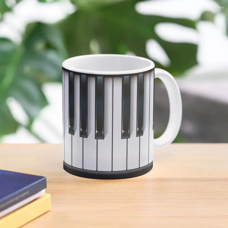 Mokken Piano Coffee Mug Coffe Cups Cup voor theeontbijt