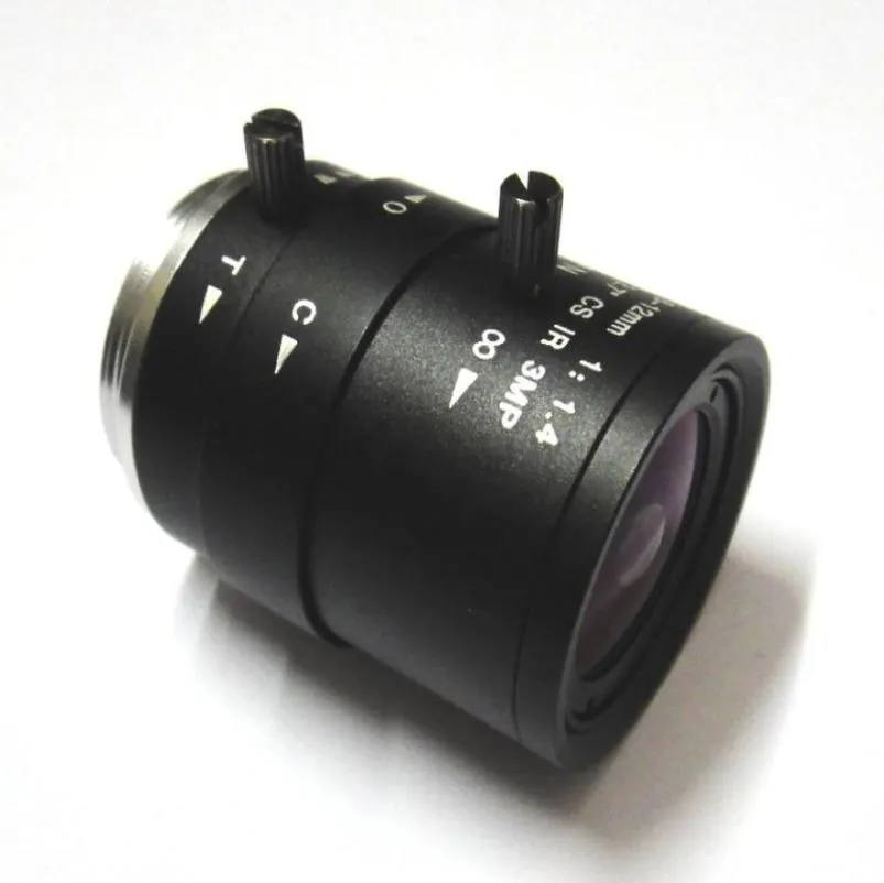 HD 3 MP 2812 mm CCTV-Objektiv CS-Mount manueller Fokus IR 127 Zoll 114 F14 für IP-Kamera1632684