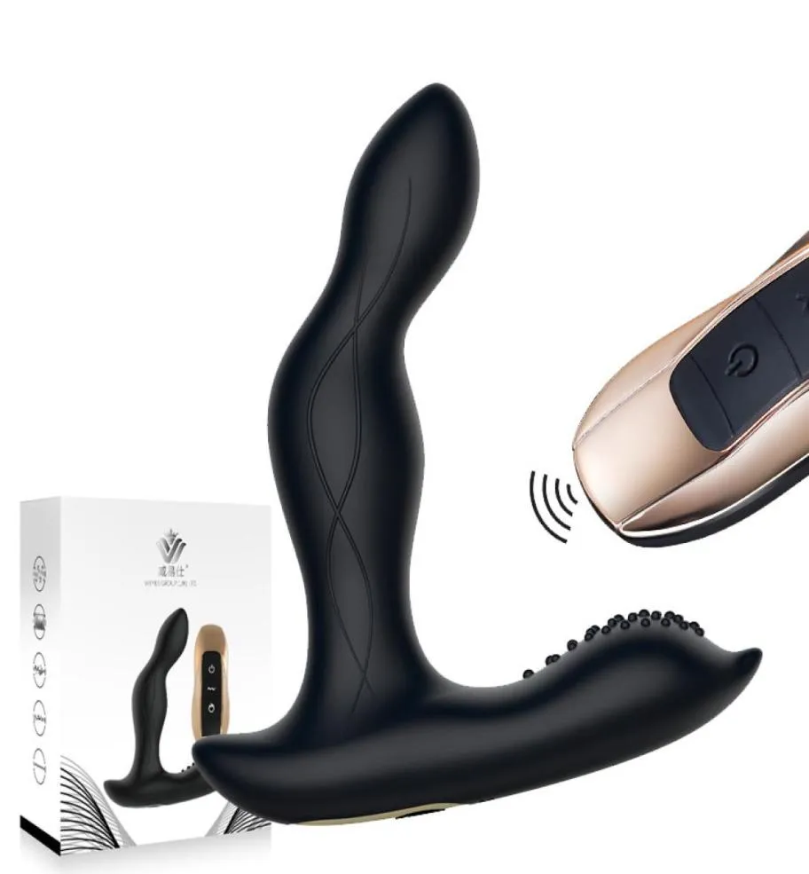 Massagem vibrador masculino aquecimento inteligente controle remoto 10 velocidades vibratórias massagem de próstata vibrador anal sextoys buttplug gspot stimula5576580
