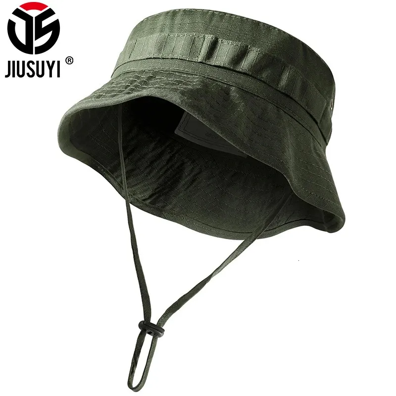 Camouflage Boonie Hommes Chapeau Tactique Armée Seau Chapeaux Militaire Multicam Panama Chasse D'été Randonnée Pêche Sport En Plein Air Casquette Soleil 231228