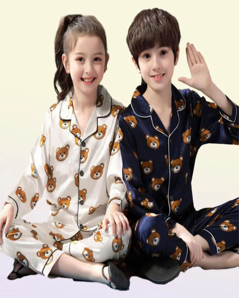 Niños pijamas niños ropa de dormir ropa de noche para bebés