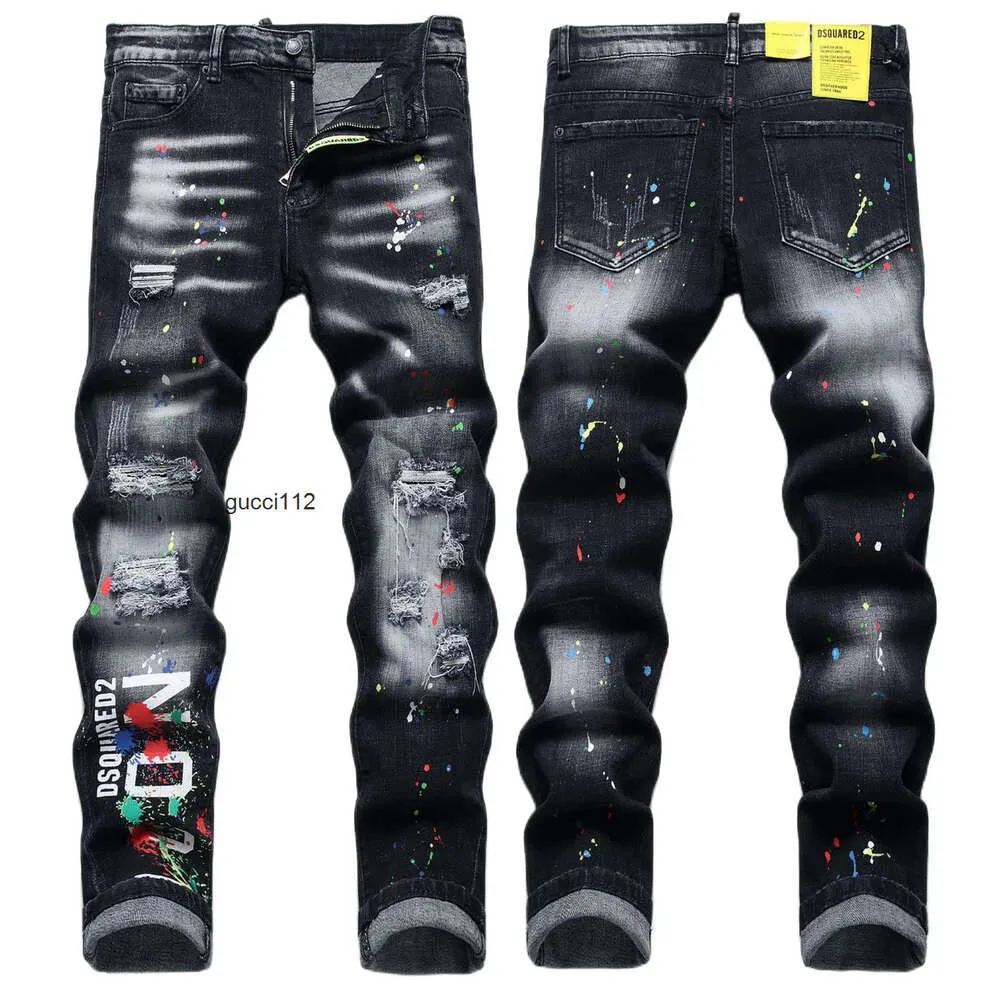 Dsquared2 Pantalones Vaqueros De Mezclilla De Disenador De Lujo Para Hombre D2 Dsq2 Dsquare 2 Pantalones Con Agujeros COOLGUY Biker Pants Ropa F1YS De 41 57 DHgate