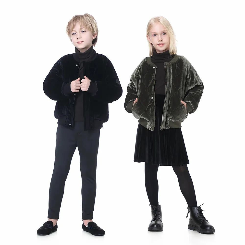 Save Big on Bulk Kids Bomber Jacket Velvet Kids Bomber Jackets: Warm Winter  Quilted Coats For Boys Girls Best Deals on DHgate