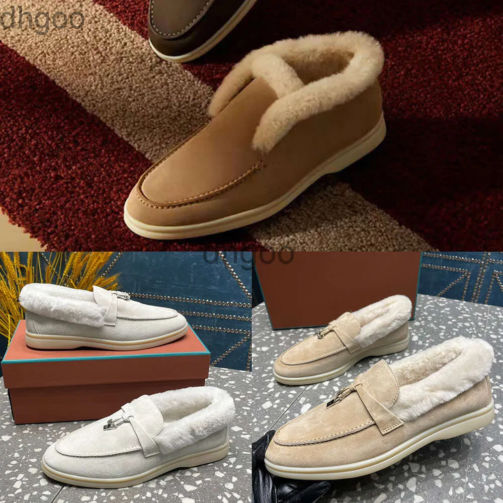 Kürk Tasarımcılar Kadınlar İçin Ayakkabı Sıcak Yün Ayak Bileği Botları Toka Kalite Kaşmir Loafers Yüksek Elastik Sığır Tendon Alt Bottom Bottom Unisex Casual Elbise Ayakkabı