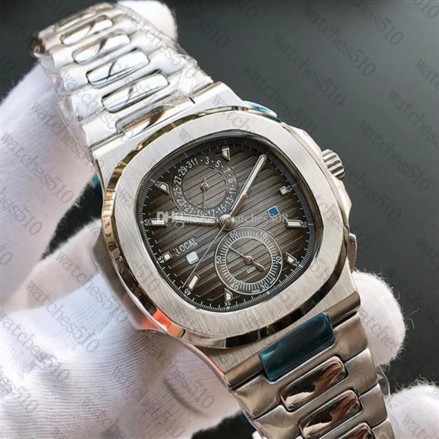 1 pc varejo 40mm homens relógios de luxo banda de aço 316L movimento automático relógio data mostrar vidro safira luminoso relógio de pulso masculino dro241x