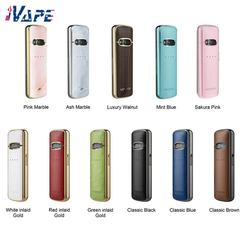 VOOPOO Vmate E Pod Kit 1200mAh 3ml 5-20W ITO Tech 5A Freshness Dual-Hole Leakage-Proof MTL Vaping