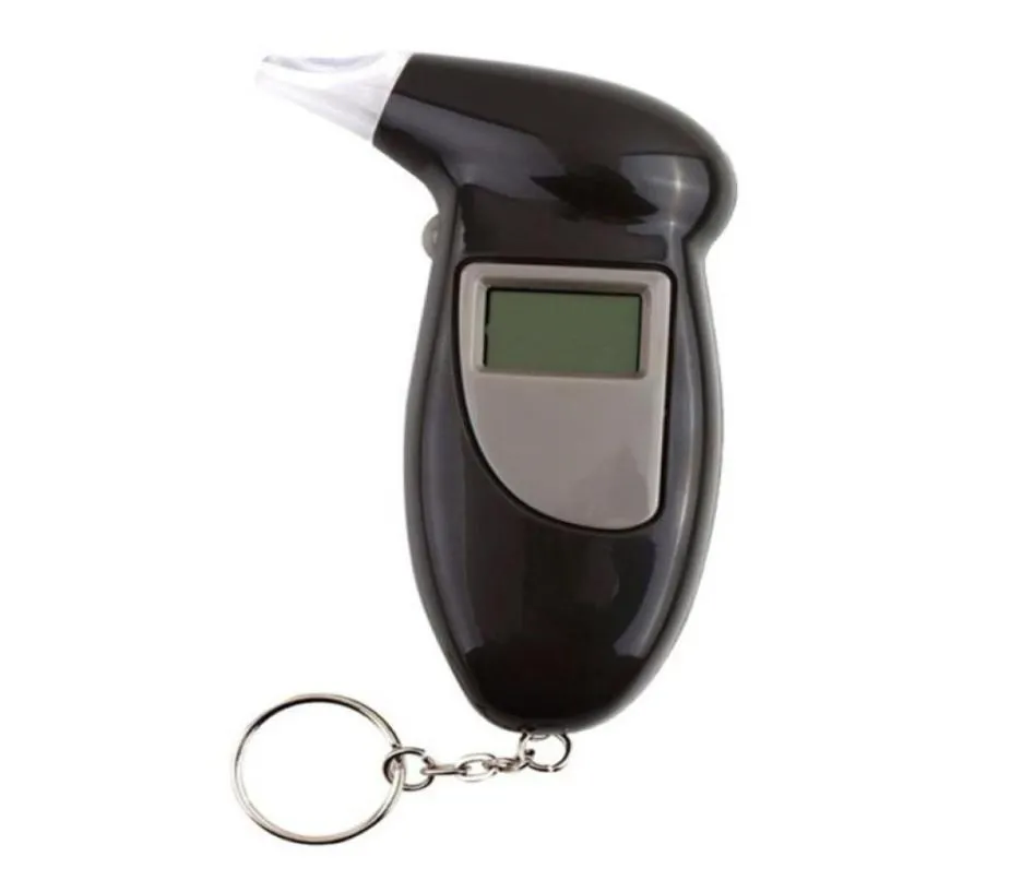 2020 Professionale Alcool Breath Tester Etilometro Analizzatore Rilevatore Test Portachiavi Etilometro Dispositivo EtilometroSchermo LCD2964378