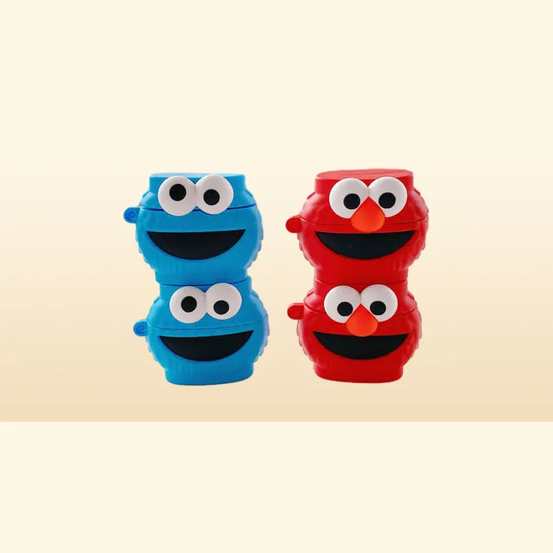 Cute Cartoon 3D Sesame Street Custodia AirPods 1 2 Pro Box Custodia morbida in silicone auricolare Bluetooth senza fili Coque6081503