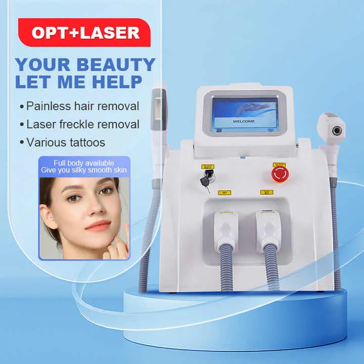 2024 IPL Högeffekt Fasthastighet Hårborttagning Maskin Picosekund Yag Laser Blackhead Borttagning Tatuering Remover Elight Skin Rejuvenation Beauty Equipment