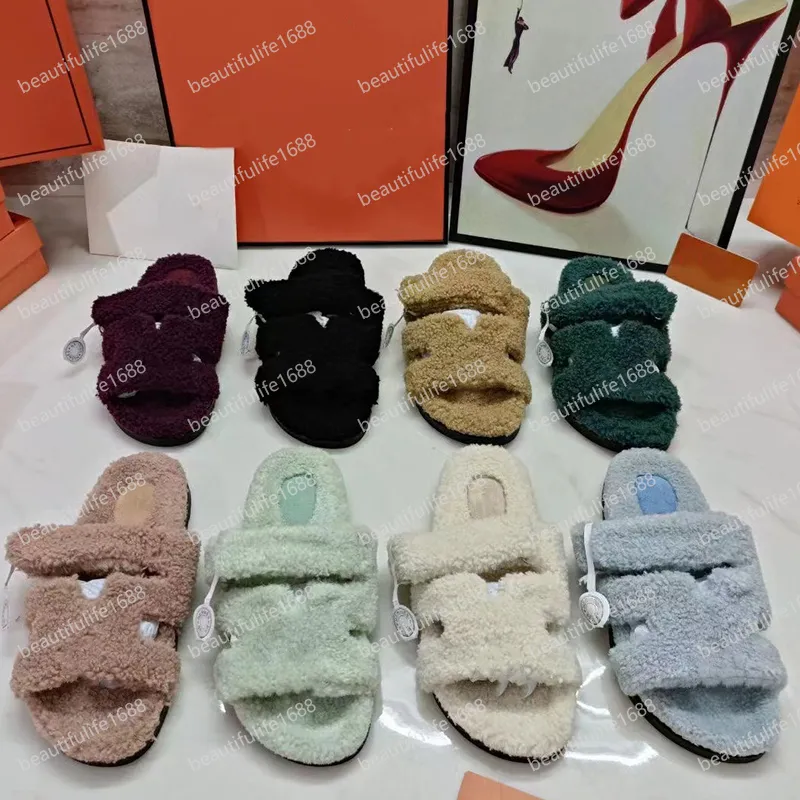 Womens Luxury Plush Woolskin Sheepskin Slides With Insole Soft, Fur ...