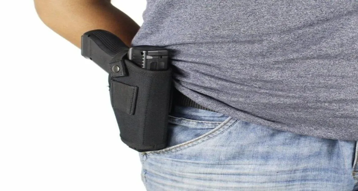 Universal Pistol Holster Concealed Carry IWB OWB Pistol Holster fit All Firearms6615843